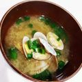 6002JYJ's cooksnap of when they made 簡単♡あさりの味噌汁♡シジミでも.