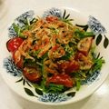 meron♪'s cooksnap of when they made 簡単美味☆干しえびと水菜の胡麻サラダ.