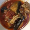 takoyuma's cooksnap of when they made 具沢山！レタスと豚肉とセロリのトマト煮♪.