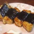 れのっち's cooksnap of when they made ✿海苔巻き豆腐の照り焼き✿.