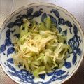 himeetsu's cooksnap of when they made セロリといかくんの酢の物.