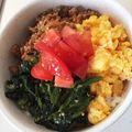 なるchan's cooksnap of when they made 簡単絶品野菜たっぷり３色そぼろ丼.
