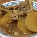 おチョコの黒ぢょか's cooksnap of when they made 豚なんこつと大根の味噌煮.