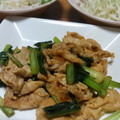 ばく★ちく's cooksnap of when they made 彼飯◎豚と小松菜のあっさり炒め.