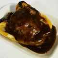 twindevil's cooksnap of when they made パプリカの肉詰め.