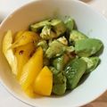 ぷりぷりちょこ's cooksnap of when they made アボカドとカマンベールのわさび醤油サラダ.