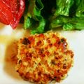 たま佳's cooksnap of when they made 簡単♪オクラ入りハンバーグ.