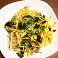 クンたん's cooksnap of when they made 【農家のレシピ】鶏ちらし寿司.