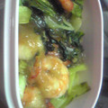 もえ花嫁修行中！'s cooksnap of when they made えびとちんげん菜の塩炒め！！.