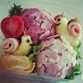 るる子さん's cooksnap of when they made キャラ弁*紫陽花おにぎり.