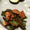 KSKGC's cooksnap of when they made ピーマンとひき肉のみそ炒め.