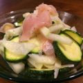 machinachi's cooksnap of when they made 簡単コールラビとズッキーニと生ハムサラダ.