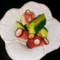 junpoko's cooksnap of when they made 辛い♪タコときゅうりの豆板醤和え.