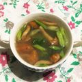 なつき☆ミ's cooksnap of when they made 炒めなめこと☆ベーコンのとろみスープ.