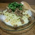 さら♪'s cooksnap of when they made 濃厚白湯豆乳担々麺.