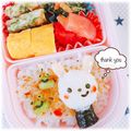 ✩RoHa✩'s cooksnap of when they made キャラ弁＊仲良しうさぎちゃん❤︎.