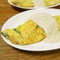 narimimama's cooksnap of when they made ほうれん草とベーコンのクリームオムレツ.