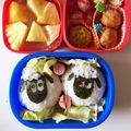 クックKBJZ5W☆'s cooksnap of when they made 海苔だけでキャラ弁☆ひつじのショーン.