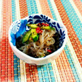 SP♪'s cooksnap of when they made きゅうりと糸こんにゃくの梅ゆかり和え.