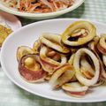 やまうさ's cooksnap of when they made 簡単・イカリングのスイチリマヨソース.