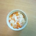 シナモシナモ's cooksnap of when they made 離乳食７か月～　にんじんの白和え.
