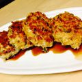 ちぃ✩°｡⋆'s cooksnap of when they made 簡単♪オクラ入りハンバーグ.