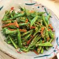 セナトアルイのママ's cooksnap of when they made 簡単！モロッコいんげんの炒め物.