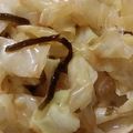 クックW9PTQ6☆'s cooksnap of when they made レンジでスピード☆キャベツ塩昆布.