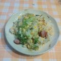 オレンジリング's cooksnap of when they made レタスたっぷり♡炒飯♬.