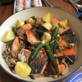 西ヶ原's cooksnap of when they made 鮭とじゃがいものガリバタ炒め.