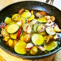 アイリッシュショコラ's cooksnap of when they made タコとズッキーニのアヒージョ❤️.