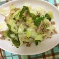 メイジももんじゃ's cooksnap of when they made ピーマンとキャベツの肉味噌炒め.