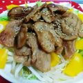 yuming219's cooksnap of when they made 大豆ミートの甘ダレ焼き.