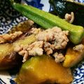 千ーち's cooksnap of when they made ナスとカボチャの簡単すぎ煮物.