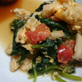 むらさめもんがら's cooksnap of when they made ほうれん草と卵の彩り炒め.