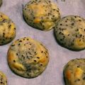 はなびより0814's cooksnap of when they made ポテトde黒ごまポンデケージョ.