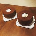 meeco's cooksnap of when they made バレンタイン♥チョコシフォンサンド.