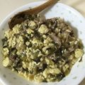 まきろーん's cooksnap of when they made 高菜漬で☻高菜と豆腐のあんかけ丼.