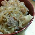 ゆかたんッ's cooksnap of when they made 豚こまで懐かしい☆吉野家風の豚丼.