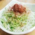 みっくママ's cooksnap of when they made 胡瓜と大根の梅おかかポン酢和え.