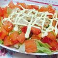 いちごバーグ's cooksnap of when they made ♬簡単！サラダうどん♬.