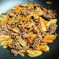 ぱぴぷぺぽち's cooksnap of when they made 簡単☆ごぼう牛肉いため.