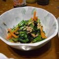 ramieru's cooksnap of when they made ひじきプラスで栄養満点★小松菜のツナ和え.