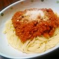 umino_'s cooksnap of when they made バジル香る♪ミートソース.