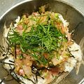 pika0921's cooksnap of when they made アジのたたき丼.