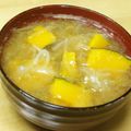 ぽりぽり拓庵's cooksnap of when they made 夏が来た☀茗荷と南瓜・玉ねぎのお味噌汁.