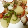 毎日楽しい's cooksnap of when they made ＊タコじゃが＊~(*‾◎‾*).
