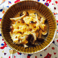 ゆーか1107's cooksnap of when they made 簡単ヘルシーおかず☆きのこの卵とじ.