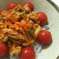 菖蒲＊'s cooksnap of when they made ダイエット最適☆キムチ納豆トマト白滝麺.