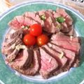 Asukalala's cooksnap of when they made フライパンで簡単ローストビーフ.